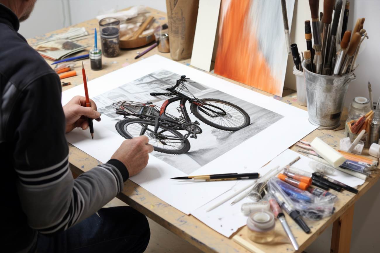 Comment dessiner un vélo